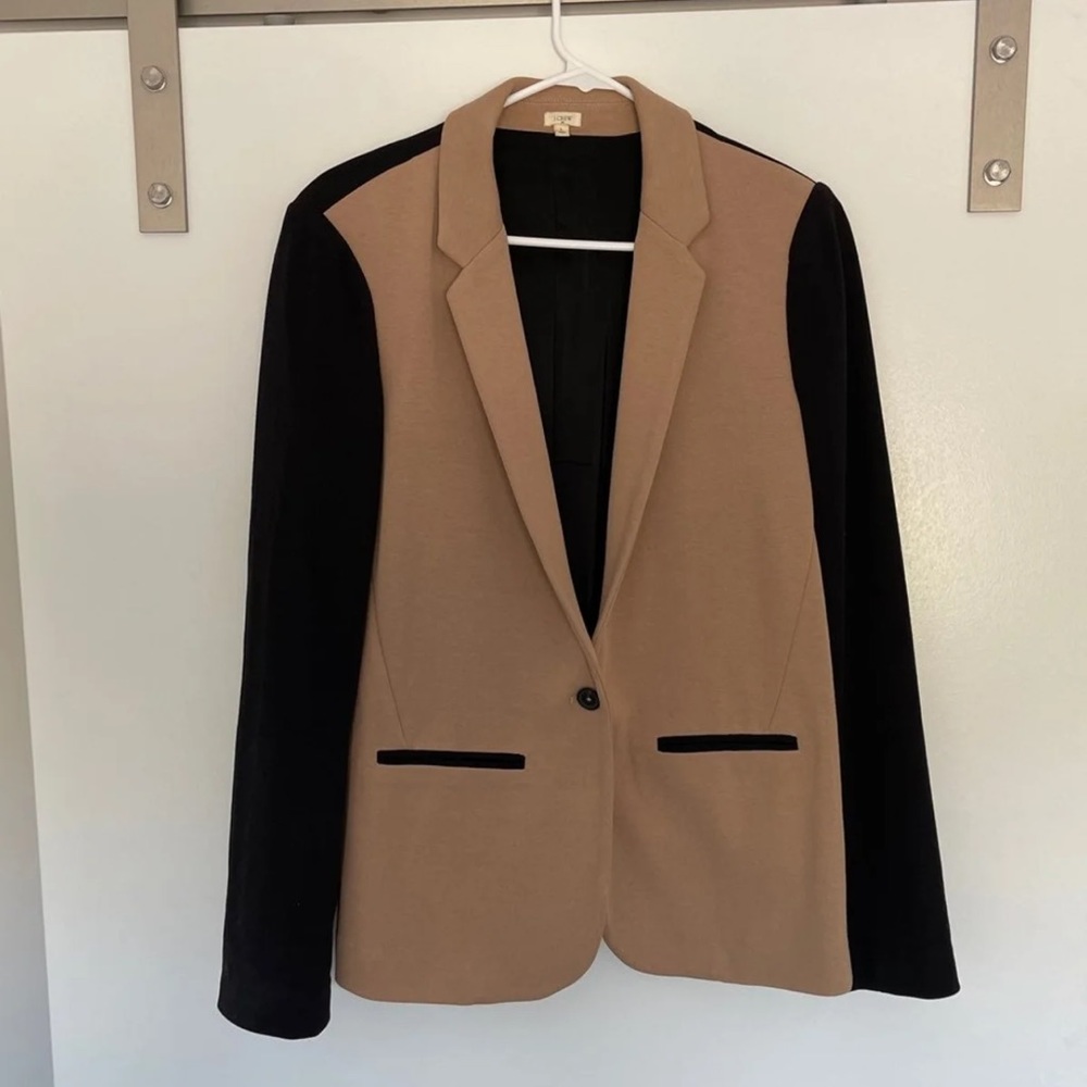 J. Crew Blazer in Camel and Black